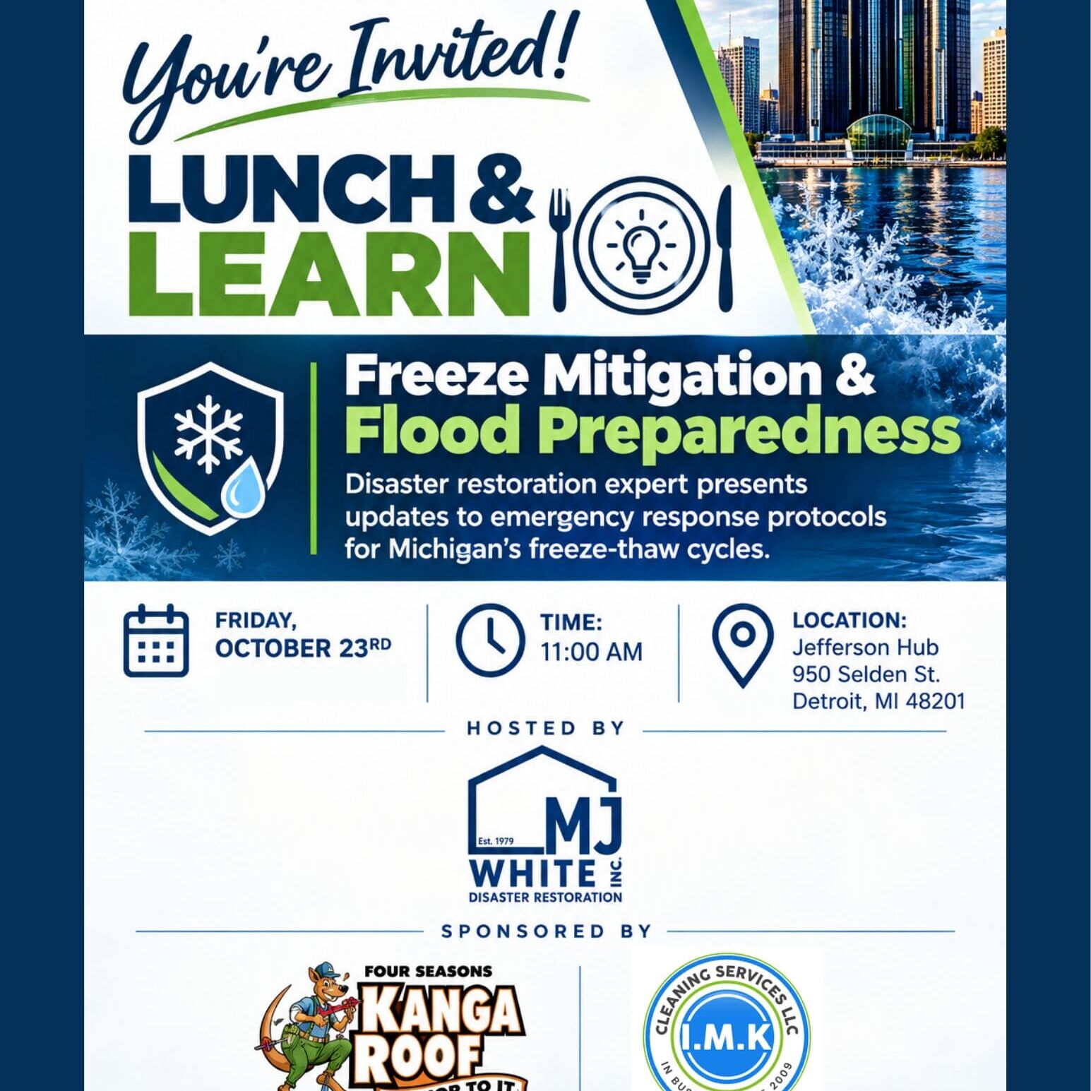Lunch and learn flyer